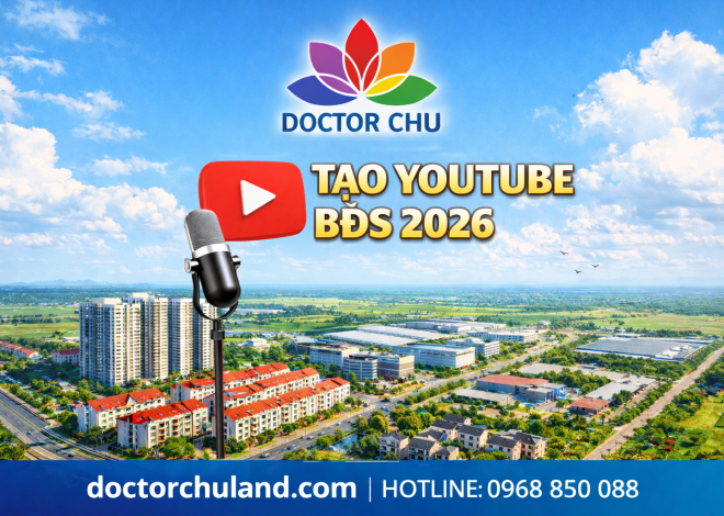 Cách Tạo Kênh YouTube Bất Động Sản Kiếm Tiền Online 2026 – Góc Nhìn Thực Tế Từ Doctor Chu