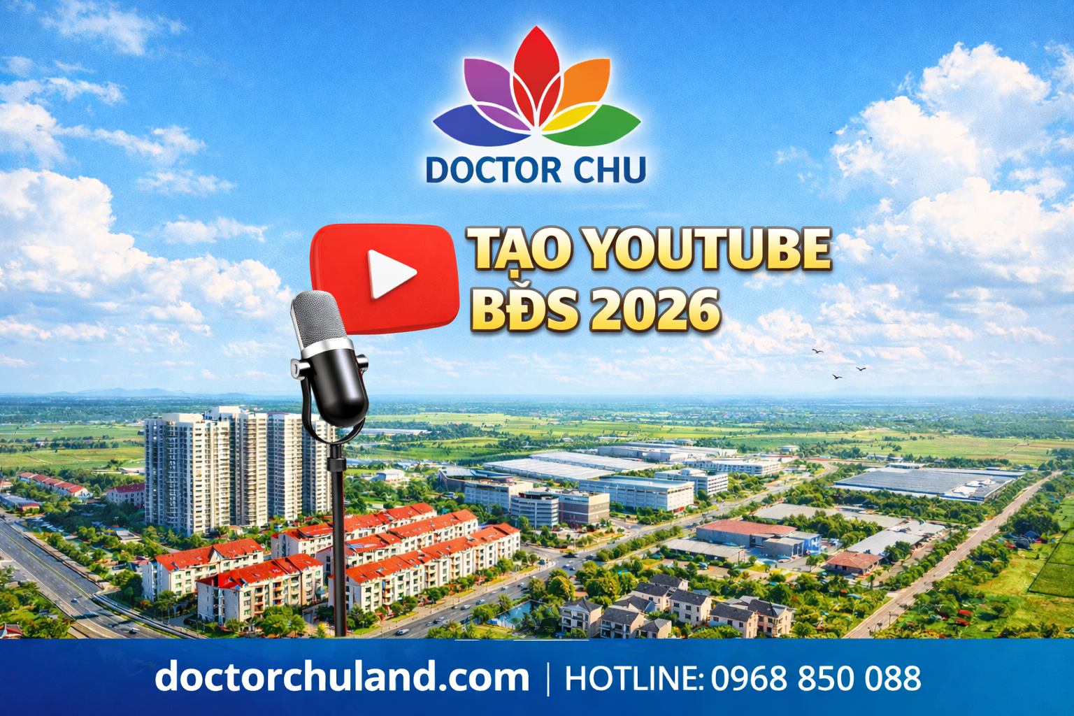 Cách Tạo Kênh YouTube Bất Động Sản Kiếm Tiền Online 2026 – Góc Nhìn Thực Tế Từ Doctor Chu