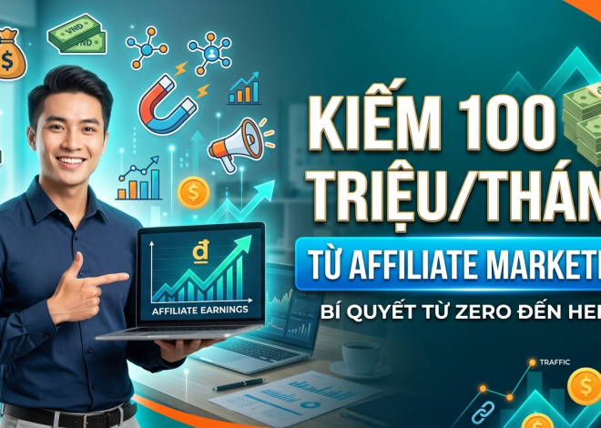 Affiliate Marketing Là Gì? Bí Quyết Giúp Bạn Trẻ Kiếm Vài Chục Đến Trăm Triệu/Tháng Từ Tiếp Thị Liên Kết